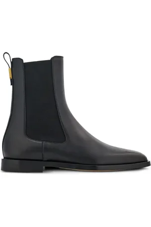 Salvatore Ferragamo Chelsea leather ankle boots