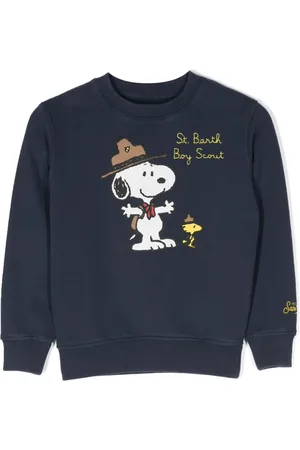 MC2 SAINT BARTH Snoopy-print cotton sweatshirt