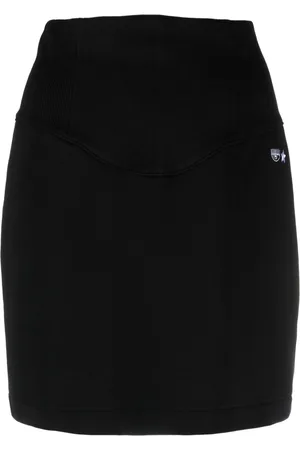 Chiara Ferragni Eyelike-motif high-waist skirt