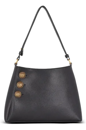 Balmain Embleme leather shoulder bag