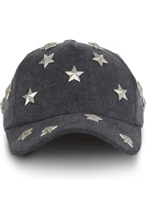Balmain Star-stud denim cap