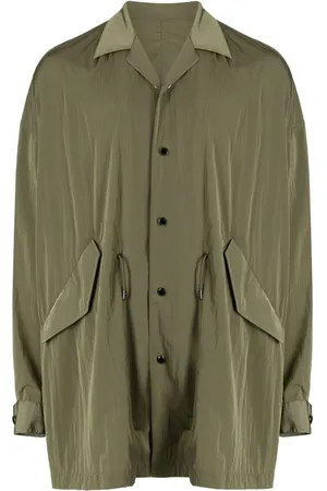 Fumito Ganryu Notched-lapels press-stud fastening jacket