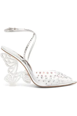 SOPHIA WEBSTER 100mm Paloma crystal-embellished pumps