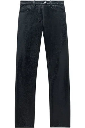 Courrèges Straight-leg vinyl trousers