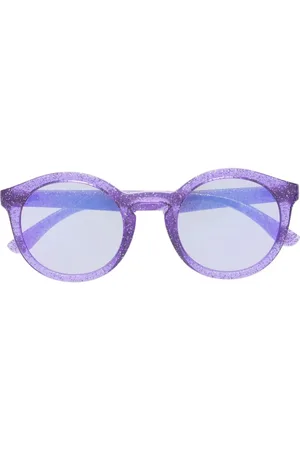 Dolce & Gabbana New Pattern round-frame sunglasses