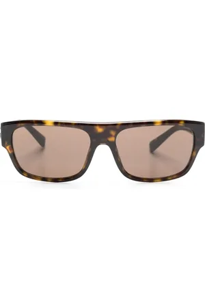 Dolce & Gabbana Logo-plaque rectangle-frame sunglasses
