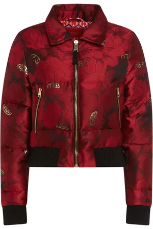 La DoubleJ La Comasca floral-jacquard bomber jacket