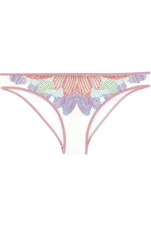 La DoubleJ Graphic-print bikini bottoms