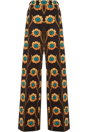 La DoubleJ La Comasca floral-print trousers