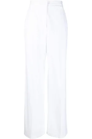 Tela Bergamotto ring-embellished Flared Trousers - Farfetch