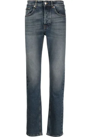 John Richmond Logo-print slim-cut jeans