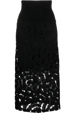 Fabiana Filippi Macram?? midi skirt