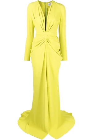 Ana Radu Plunging V-neck gown