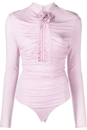 MAGDA BUTRYM Gathered cut-out bodysuit