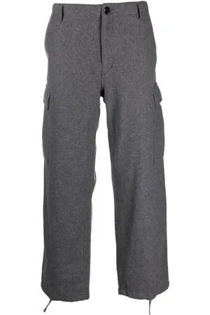 Kenzo Logo-appliqué wide-leg trousers