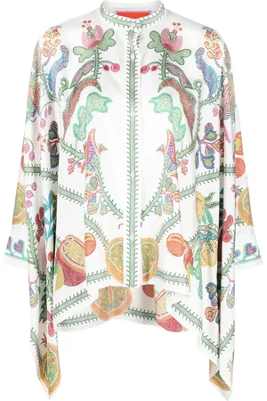 La DoubleJ Grenadilla-print silk shirt
