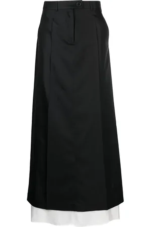 Peter Do Double-layer A-line maxi skirt