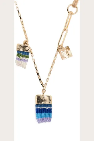 NICK FOUQUET Knitted charm-detail necklace