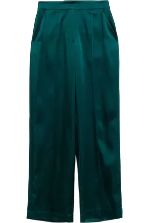 Simkhai Kyra high-waisted crepe trousers