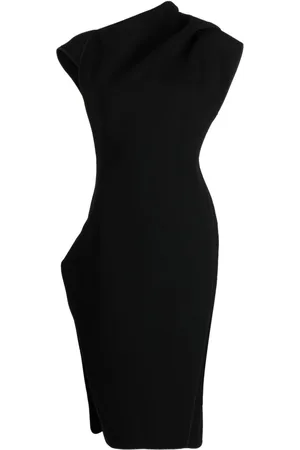 MATICEVSKI Asymmetric fitted dress