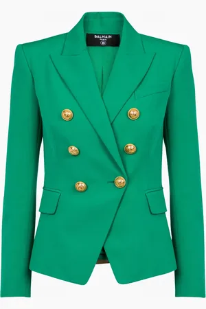Balmain 6-Button double-breasted wool blazer
