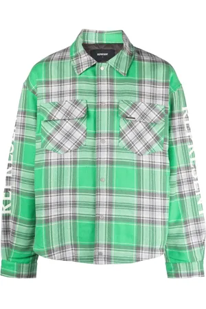 Represent Quilted cotton blend over shirt
