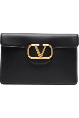 VALENTINO GARAVANI Locò leather clutch bag