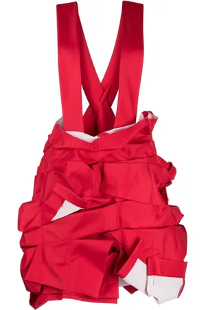 Comme des Garçons Deconstructed gathered minidress