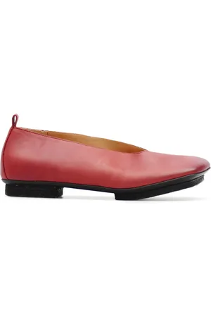 UMA WANG Stone Ballet leather ballerina shoes