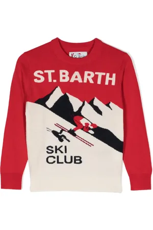 MC2 SAINT BARTH Poastcard patterned-jacquard jumper