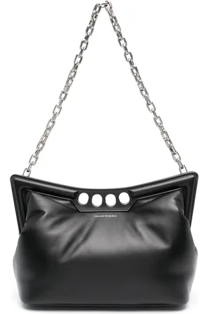 Alexander McQueen The Grip leather shoulder bag