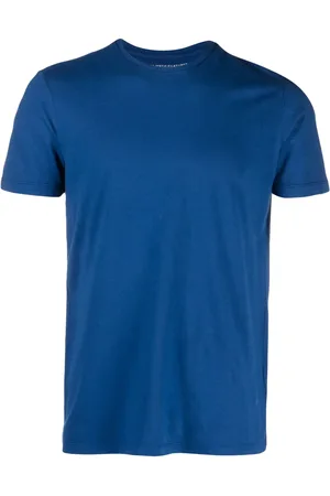 Majestic Crew-neck organic cotton blend T-shirt