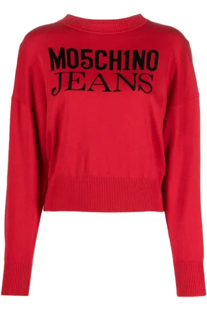 Moschino jumper red best sale