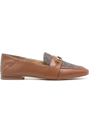 Michael Kors Farrah logo-plaque loafers