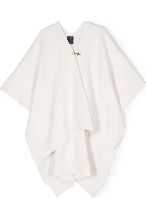 FAY Fine-knit short-sleeve poncho