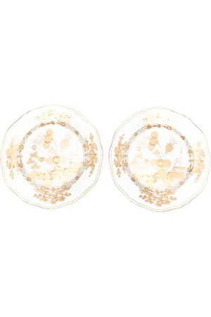 RICHARD GINORI 1735 Oriente Italiano Aurum porcelain plate (set of two)