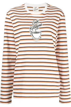 CAF Coffee Cup-print cotton T-shirt