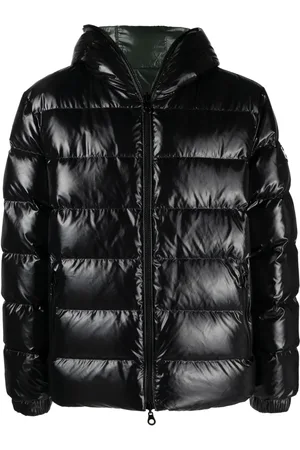 Duvetica Dubhe logo-patch hooded padded jacket