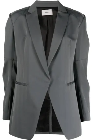 COPERNI Herringbone-pattern biker blazer