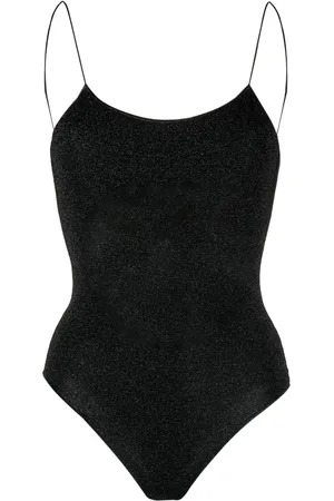 Oseree Open-back lurex swimsuit