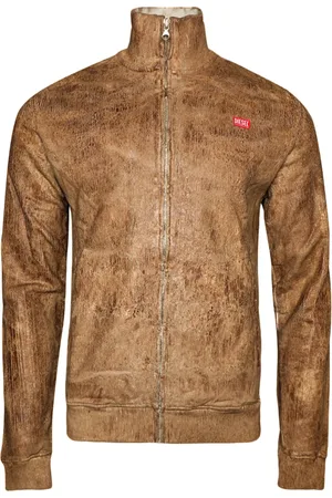Diesel S-Nyce logo-patch bomber jacket