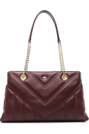 DKNY Becca quilted leather tote bag
