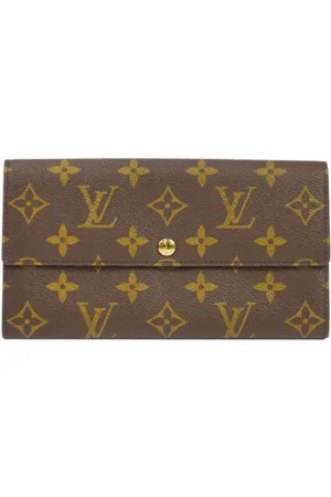 Louis Vuitton Monogram Panda Bifold Takashi Murakami Wallet Brown Leather  ref.393119 - Joli Closet