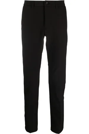 HUGO BOSS Logo-patch tapered trousers