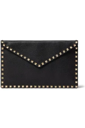 VALENTINO GARAVANI Rockstud envelope clutch bag