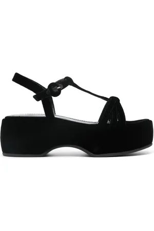 Nicole Saldanã Lily 60mm velvet-effect sandals