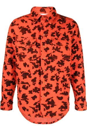 ERL Pilled Work camouflage-print shirt