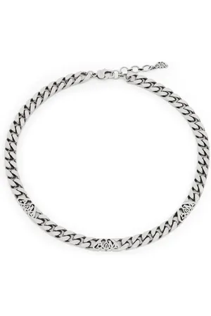 Alexander McQueen Seal logo-motif chain choker