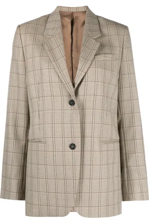 Totême Windowpane-check blazer