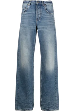 Saint Laurent High-waist wide-leg jeans
